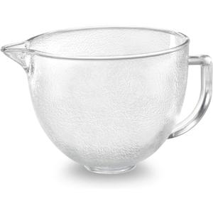 KitchenAid Tilt-Head Hammered Glass Bowl with Lid, 5-Quart