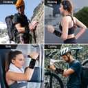 Wristband Phone Holder for Running,Forearm Armbands 360 Rotatable & Detachable Compatible with All 4.5-7 inch Cellphone for iPhone 16/15/14/Pro/ProMax/13/12/11/mini/XS/XR,for Workout Jogging