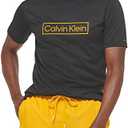 Calvin Klein Mens Light Weight Quick Dry Short Sleeve 40+ UPF Protection, XL