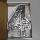 ISUNMEA 6.7 Inch Solar Lighted House Numbers for Outside, Light Up Waterproof LED Address Signs for Houses, Backlit Illuminated Exterior Modern House Numbers Light (4-Black, 6.7IN)