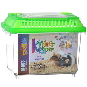 Lee's Kritter Keeper, Mini Rectangle w/Lid, Green
