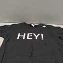 T Shirt That Says Hey for Women & Men T-Shirt,Large