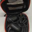 Open Ear Headphones Wired for Laptop PC, 3.5mm Earphones with Mic Over Ear Wired Earbuds with Ear Hook for iPhone 5 6s Plus for Galay A25 A15 A14 A03s A23 A52 for Android/Workout/Sport/Gym/Radio/MP3 Black