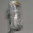 Ruckae 20oz Ribbed Glass Tumbler with Lids and Straws – 2 Pack Leak Proof Iced Coffee Cup– Aesthetic Glass Cups with Bamboo Lids for Home,Office,Travel and Gifts (2, Transparent)