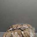 ULTCOVER Rectangular Patio Heavy Duty Table Cover - 600D Tough Canvas Waterproof Outdoor Dining Table and Chairs General Purpose Furniture Cover Size 111L x 74W x 28H inch (Brown)