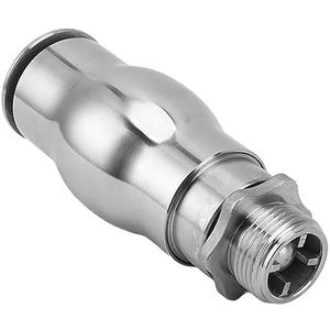 flexman Frothy Nozzle, 304 Stainless Steel Water Feature Nozzle 90 Degree Jet Angle Water Fountain Frothy Sprayer Nozzle for Landscape Pool Patio Garden Lake ﻿ (G1'')