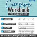 Pack of 2 Cursive Workbook for Kids Ages 8-12: Step-by-Step Mastery—Mastering Cursive with Enthusiasm, Creativity, and Confidence