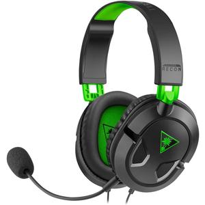 Turtle Beach Recon 50 Xbox Gaming Headset  Officially Licensed for Xbox Series X|S, Xbox One, and Windows PCs with 3.5mm  Also works with PS5, PS4, and Mobile Devices, Removable Mic, 40mm Speakers (Black / Green)
