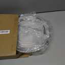 LAMU 3 Pack Lazy Susan Organizer Turntable for Cabinet, Pantry Organizers and Storage, Rotating Condiment Organizer for Kitchen, Table Top, Fridge, Countertop, Spice Organization, 9.25'' 10.6'' 12'' (Clear)