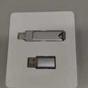 256GB Flash Drive for Photo Stick Thumb Drive(Light Grey)