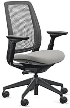 Steelcase Series 2 Office Chair - Ergonomic Work Chair with Wheels for Carpet - with Back Support, Weight-Activated Adjustment & Arm Support - Adjustable Rolling Chairs for Desk - Era Night Owl