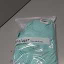 Ficoribety Nightgowns for Women Soft Cotton Night Gowns Women Sleepwear with Pockets, Green, XX-Large