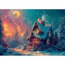 MISITU Jigsaw Puzzles 1000 Pieces for Adults Fantasic Challenging Difficult Puzzles Christmas Birthday Gift Game Toys Magical House 19.69 x 27.56 Inches