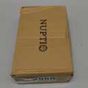 NUPTIO Taper Candle Holders Decor: Set of 3 Wooden Candlestick Holders Mantel Decor - Boho Farmhouse Rustic White