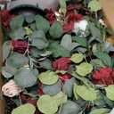 Ling's Moment 41" Tall Fall Free Standing Artificial Flowers Arrangements 2pcs Wedding Arch Altar Stage Decorations Romantic Marsala For Ceremony Reception Rose Floral Party Outdoor Centerpieces Decor