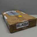 C Shaped End Table, Side Table for Sofa, Small TV Tray, Couch Table with Storage Bag for Small Space, Living Room, Bedroom, Home Office LET501R (Rustic Brown)