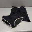 Daci Women's Tankini Swimsuits - Tummy Control Bathing Suits Two Piece Ribbed Twist 2025 Swimwear with High Waisted Bottom (Medium, Black)