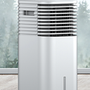 24" Windowless Portable Air Conditioner, 15H Timer & 120Oscillation, 3-IN-1 Portable AC Unit with Remote, 2-Gal Tank, 3 Modes & 3 Speeds, Ultra-Quiet Ventless Swamp Cooler for Home Office, Creamy