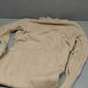 Sovoyontee Women's 2025 Fall Long Sleeve Mock Neck Sweater Dress Casual Loose Ribbed Knit Mini Short Pullover Dresses Apricot, XL