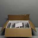 5-Pack Glass Storage Containers,Glass Food Container with Lid,Lunch Box,Bento Box,Storage Box,Meal Prep Containers,Lunch Containers,Fruit Preservation Boxes,Three-partition-Light Gray (3 Compartment)