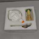 Matcha Whisk Set, Matcha Set with Cute Duck Inspired Matcha Bowl with Spout & Handle, Bamboo Whisk (Chasen), Holder, Scoop, Sifter, Complete Matcha Kit for Latte, Gifts