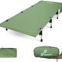 Sportneer Camping Cot, Folding Cots Lever Lock Portable Lightweight Sleeping Camping Bed for Adults Outdoor Travel Backpacking Camp Hiking Supports 330lbs