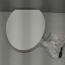 KHE Elongated Toilet Seat 18.5 Inch, Soft Close, White