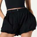 The Drop womens Lola Cotton Mini Bloomer Short (5X, Black)