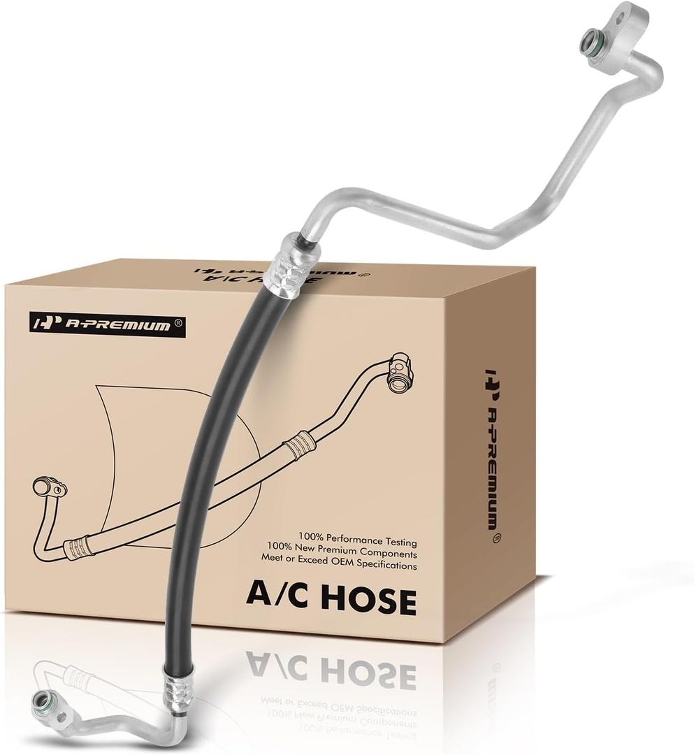 A-Premium A/C Discharge Line Hose Assembly Compatible with Honda Accord 2003-2007 L4 2.4L DOHC, Compressor to Condenser