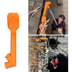 MCCAULEY Gutter Beast Gutter Cleaning from the Ground, Plus Clean from roof, and Clean Off Gutter Guards from the Ground. | One piece, no joints to set or loosen, no assembly required.