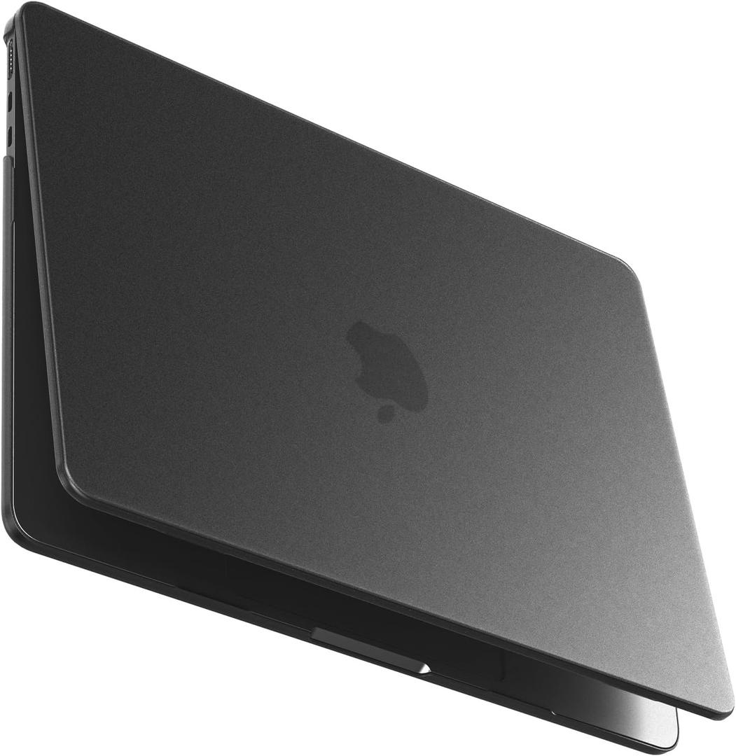 BlueSwan for MacBook Air 13 inch Case, M5 M4 M3 M2 2026-2022 A3449 A3240 A3113 A2681, 100% Match Official Color, Scratch Resistant, Easy to Snap on, Air 13.6 Hard Shell Protective Laptop Cover (Matte Black)