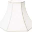Royal Designs Hexagon Bell Designer Lamp Shade, White, 5 x 12 x 9.5