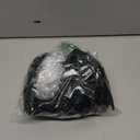 JISEN Cocktail Waterproof Round Table Topper Cap Polyester Fitted Stretchable Tablecloth Cover 28 Inch D-Black