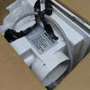 MEOZRI Bathroom Exhaust Fan with LED Light Ceiling Mount Ventilation Fan 110 CFM 1.0 Sones 4 Inch Duct Quiet Bathroom Vent Fan with Light Combo 5000K for Home Bath Hotel-Squares