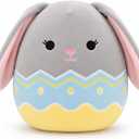 Easter Egg Bunny Shelly Plush Toy | Perfect Easter Basket Stuffer, Spring Decor 11"