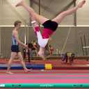 VOFiTNY Inflatable Gymnastics Air mat Tumbling Track with Air Barrel Octagon Mat with Pump for Home/Gym 10ft