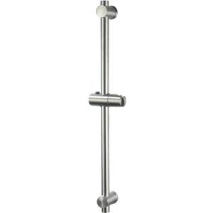 26 Inch Shower Slide Bar with Adjustable Hand Shower Head Holder Wall Mount Detachable Sliding Bar for Bathroom, Brushed Nickel Shower Head Slide Bar