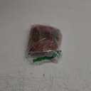 Yan Dream Women Short Curly Red Brown Wig and Glasses Red Oversized Necklace Earrings Stacked Bracelets Party Halloween Wig