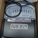 AGLUCKY Ice Makers Countertop with Handle,26.5Lbs/24H,9 Cubes in 6 Mins,2 Sizes of Bullet Ice,Portable Machine with Self-Cleaning,Perfect for Home Kitchen(Black)