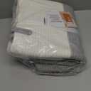 JMvicyroam Large Woven Laundry Basket Hamper,60L Cotton Rope Storage Bin for Blankets,Toys and Clothes,Decorative Tall Nursery Hamper for Living Room,Baby Nursery,Bathroom and Bedroom,White and Grey