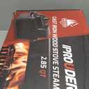 Train Wood Stove Steamer, Woodstove Humidifier, Cast Iron Steamer, Fireplace Humidifier, Wood Burning Stove Accessories, 2.8 Quart, Rust Resistant, Matte Black