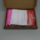 250 Pcs 4.5 inch Ice Cream Sticks Colored Wooden Craft Sticks Festival DIY Craft Lollipop Stick for DIY Creative Designs, Home Art Projects (Pink Red and White)