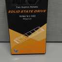 Vansuny 2TB NVMe M.2 SSD,M2 2280 PCIe 4.0 Internal Solid State Drive,Read Up to 7300MB/s with Heatsink and Screwdrivers for PS5 Consoles PC Gaming Design