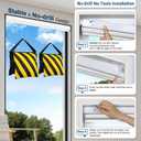 Smart Motorized Blinds with Remote, Cordless No-Drill Automatic Roller Shades, Blackout Electric Blind for Windows, White, 34 x 72