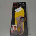 ALINE Cushion Memory Foam Insole - Shock Absorbent, Heel and Foot Support Shoe Inserts - Yellow - Men 6.5-7.5/Women 7.5-8.5/EU 38.5-40
