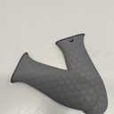 Patelai 2pcs Silicone Handle Cover for Cast Iron Skillet Kitchen Silicone Handles for Pots and Pans Non-Slip Pot Holder Sleeve for Fry Pan Griddles Metal Aluminum Cookware (Gray)