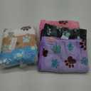 Luciphia 1 Pack 6 Dog Blankets Cat Soft Fluffy Fleece Pet Blanket Warm Cute Print Design Puppy Kitten Doggy Paw Medium(30"x20")