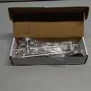 NearMoon Bath Toilet Paper Holder+ Hand Towel Holder, 2 Pieces Bathroom Hardware Set- Premium 304 Stainless Steel Toilet Roll Holder and Towel Rack Wall Mounted for Kitchen (Brushed Nickel)