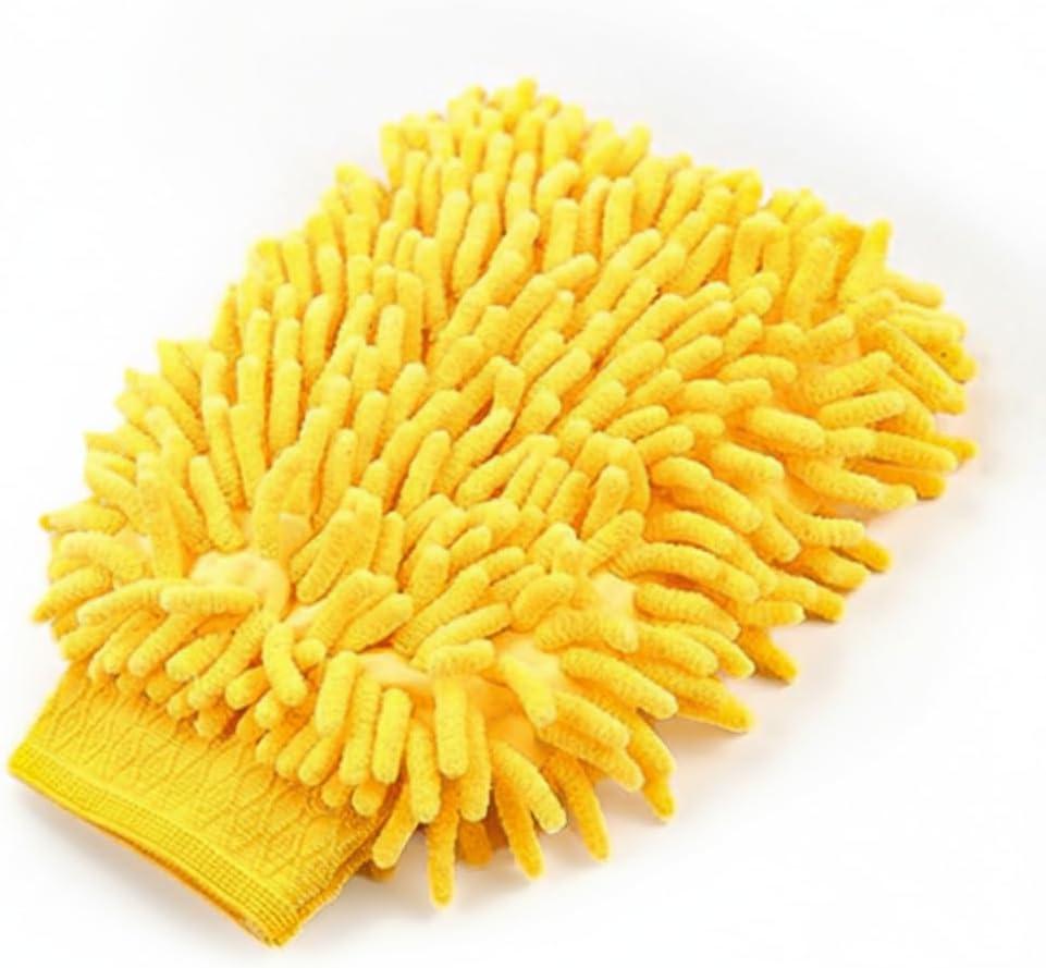 Premium Waterproof Microfiber Car Wash Mitt – Scratch-Free Cleaning Glove with Lint-Free Chenille for Car, Truck, SUV, Motorcycle, Wheels – 9.84 x 7.87 inch – Reusable and Durable Wash Glove