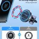 VICSEED for MagSafe Car Mount [Upgraded Strongest Magnet Power] Magnetic Phone Holder for Car Vent 360 Adjustable Magnetic Car Phone Holder Mount for iPhone 17 Pro Max 16 15 14 13 12 Plus Mini